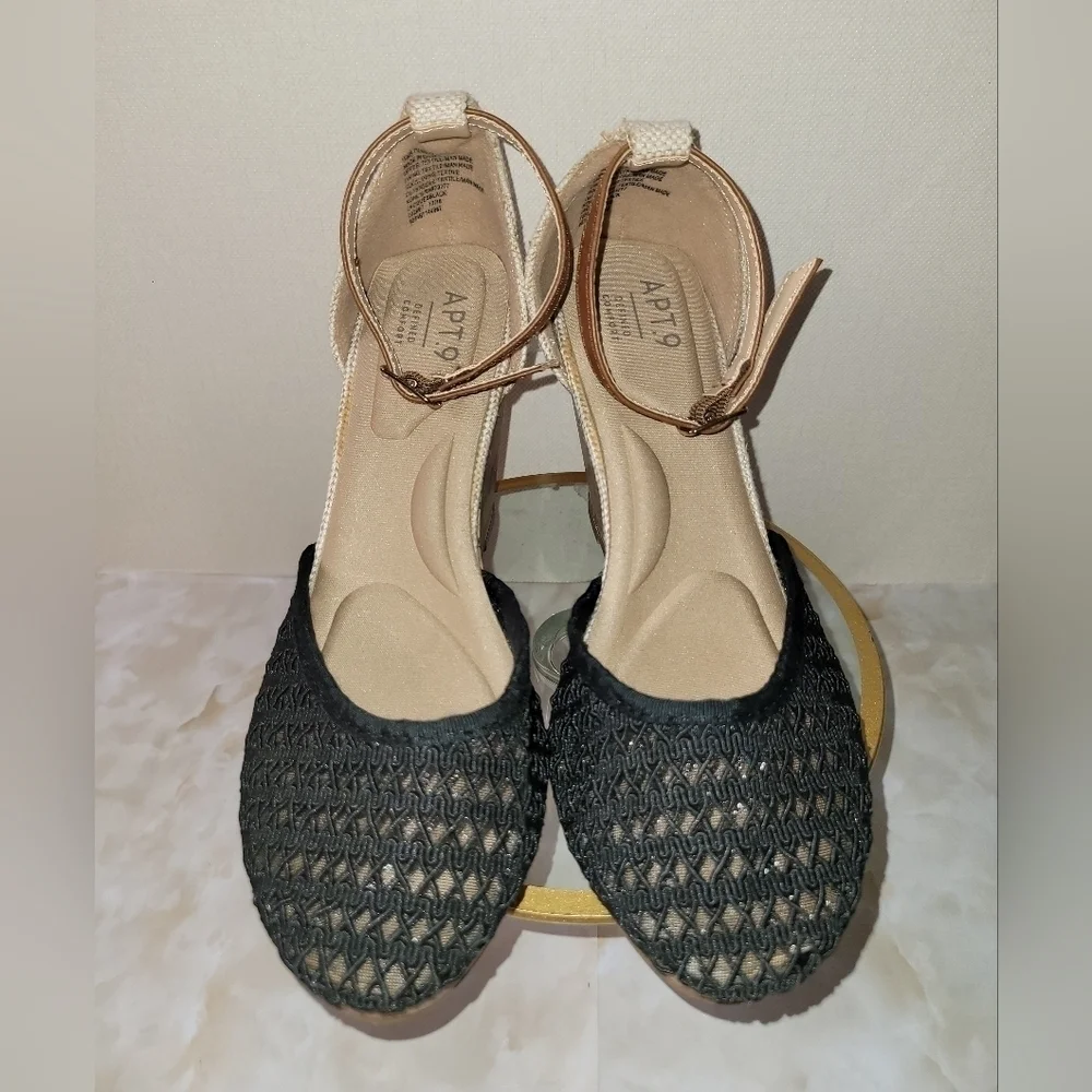 APT 9 Wedge Heal Dress Shoes 7.5 - Picture 3 of 7